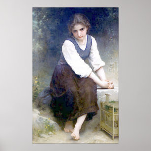 Bouguereau - La Cage Vide Poster