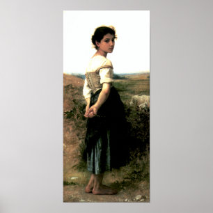 Bouguereau - La Jeune Bergere Poster