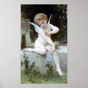 Bouguereau - L'Amour au Papillon Poster