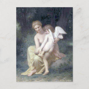 Bouguereau - L'Amour Blessé Postcard
