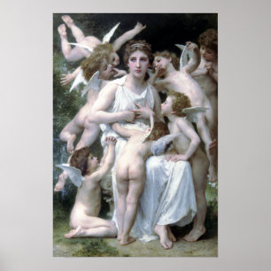 Bouguereau - L'Assaut Poster