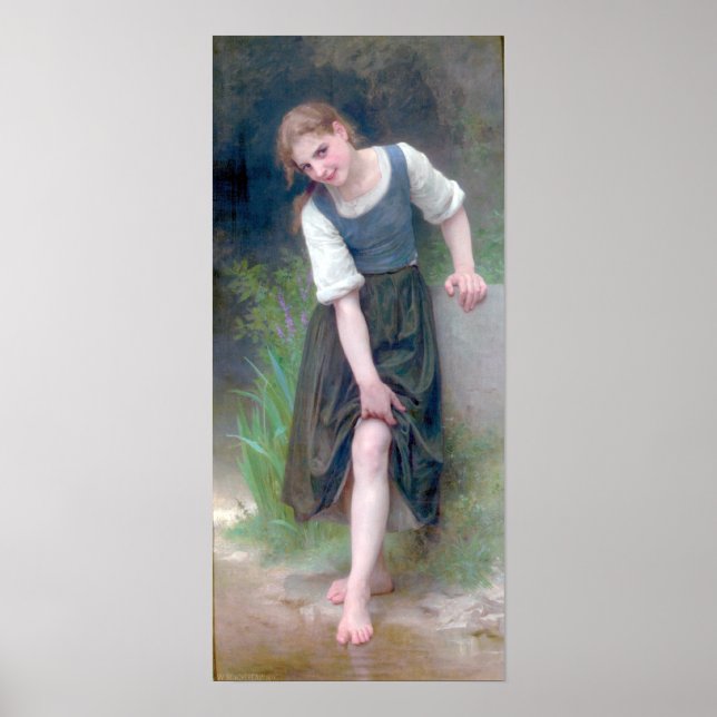 Bouguereau - Le Gue Poster (Front)