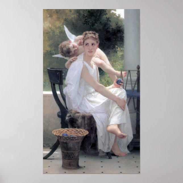 Bouguereau - Le Travail Interrompu Poster (Front)