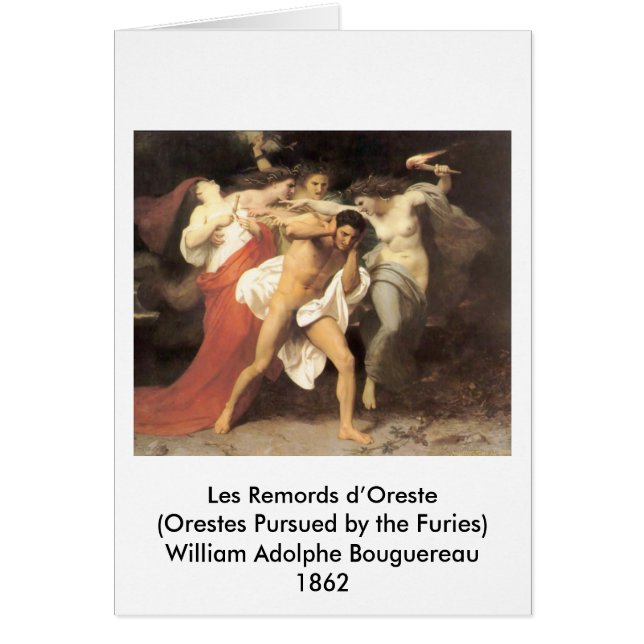 Bouguereau - Les Remords d’Oreste (Front)