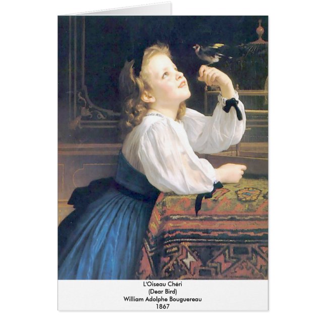 Bouguereau - L'Oiseau Cheri (Front)