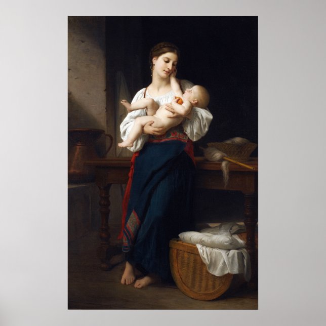 Bouguereau - Mother And Child Poster (Front)