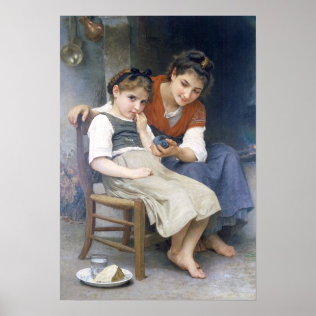 Bouguereau - Petite Boudeuse Poster (Front)