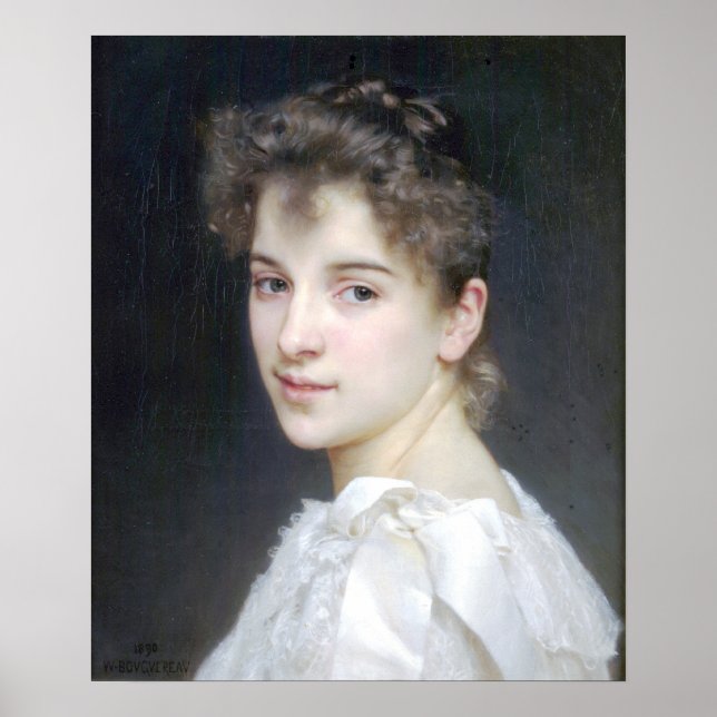 Bouguereau - Portrait de Gabrielle Cot Poster (Front)