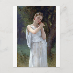 Bouguereau The Earrings Young woman Postcard