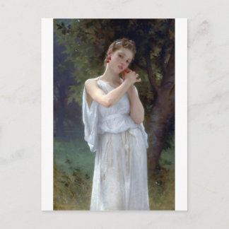 Bouguereau The Earrings Young woman Postcard