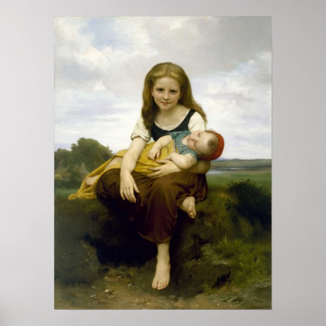 Bouguereau - The Elder Sister Poster (Front)