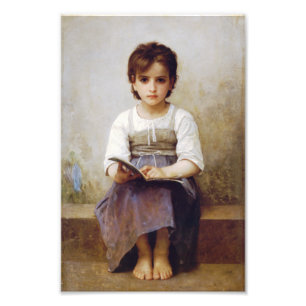 Bouguereau The Hard Lesson Photo Print
