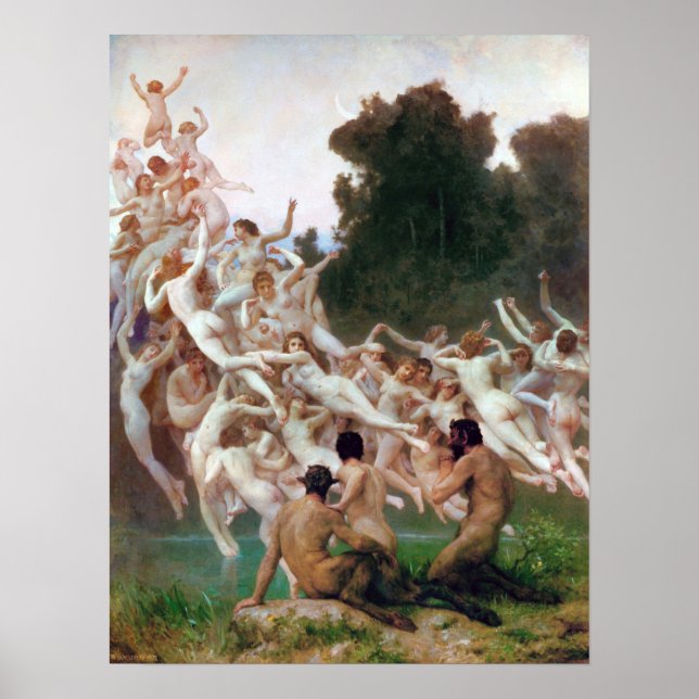 Bouguereau - The Oreades, 1902 Poster (Front)