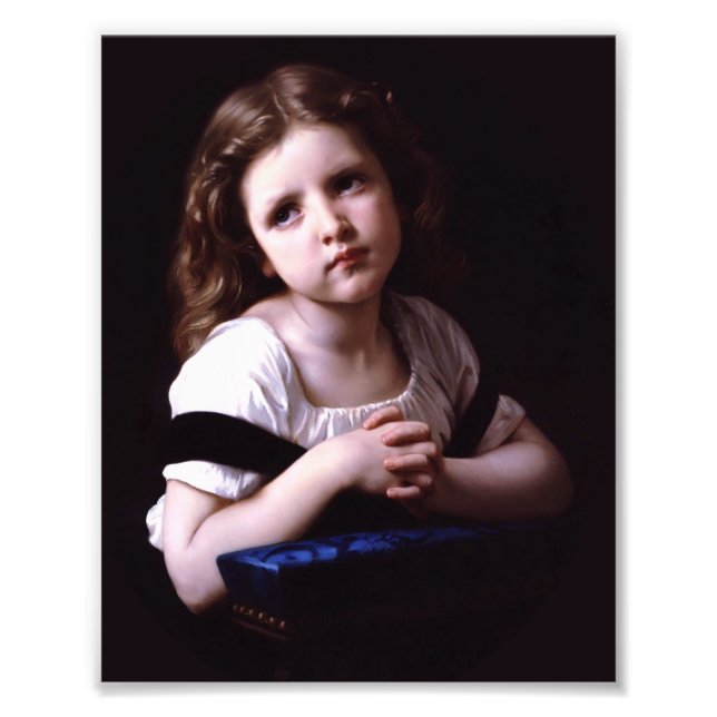 Bouguereau The Prayer Photo Print (Front)