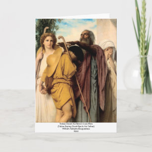 Bouguereau - Tobias disant Au-Revoir à son Père Card
