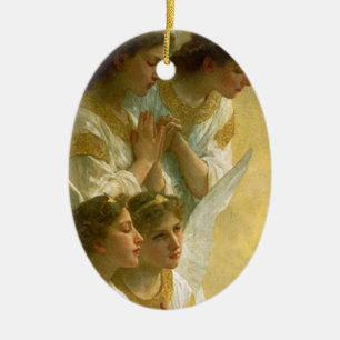 Bouguereau's Angels Ceramic Tree Decoration