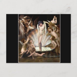 Bouguereau's Angels Surround Cupid Postcard