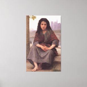Bouguereau's Classic Painting: The Bohemian (1890) Canvas Print