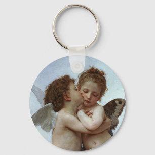 Bouguereau's L'Amour et Psyche, enfants (Cupid) Key Ring