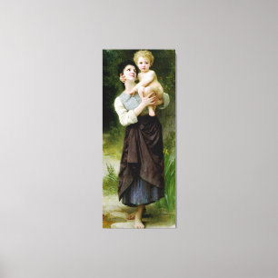 Bouguereau's Painting - Brother and Sister (1887) Canvas Print