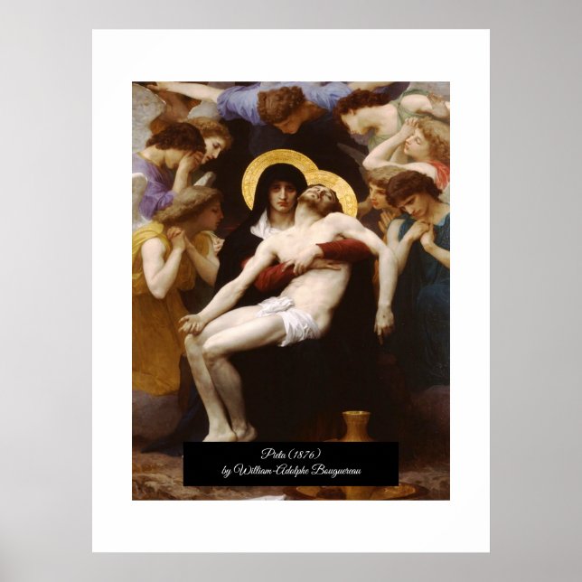Bouguereau's Pietà Poster (Front)
