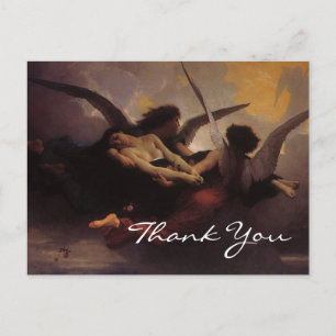 Bouguereau's Soul Brought to Heaven Postcard