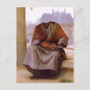 Bouguereau's The Invisible  Bohemian Postcard