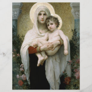 Bouguereau's The Madonna of the Roses (1903)