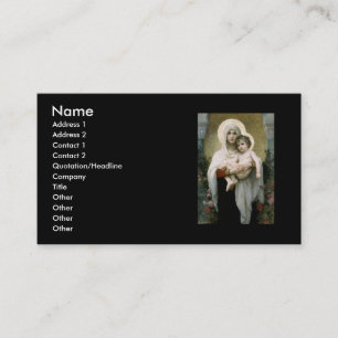 Bouguereau's The Madonna of the Roses (1903) Business Card