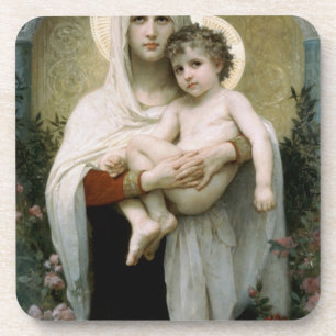 Bouguereau's The Madonna of the Roses (1903) Coaster