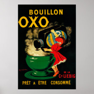 Bouillon OXO Vintage PoseterEurope Poster