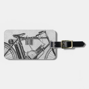 Bouilly Motorcycle, 1895 Luggage Tag