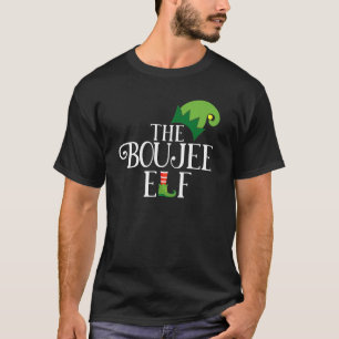 Boujee Elf Matching Family Group Christmas Party P T-Shirt
