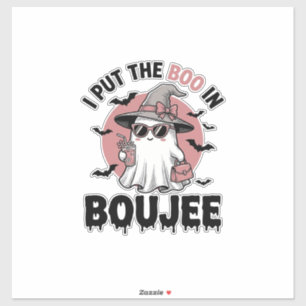Boujee Ghost Halloween Vintage Engraving Design_1