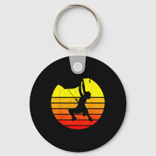Boulder Adventure Arizona Sunset Rock Climbing Sil Key Ring