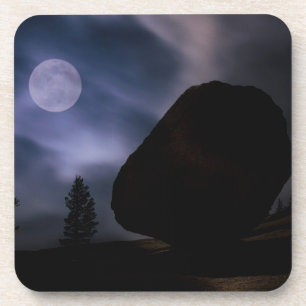 Boulder by Moonlight   Yosemite National Park Coaster