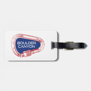 Boulder Canyon Colorado Climbing Carabiner Luggage Tag