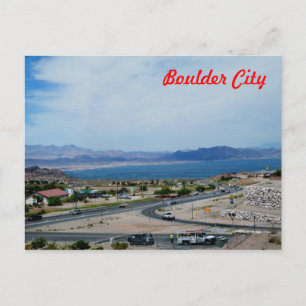 Boulder City and Lake Mead Postcard