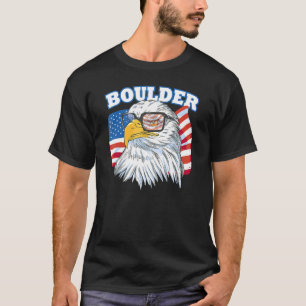 Boulder City eagle American flag USA wild animal T-Shirt