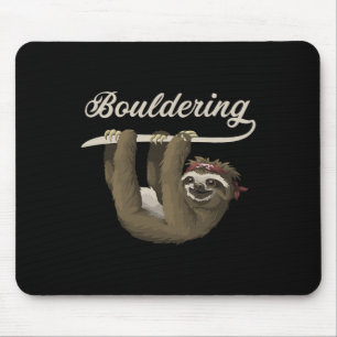 Boulder Climbing Sloth Bouldering  Mouse Mat