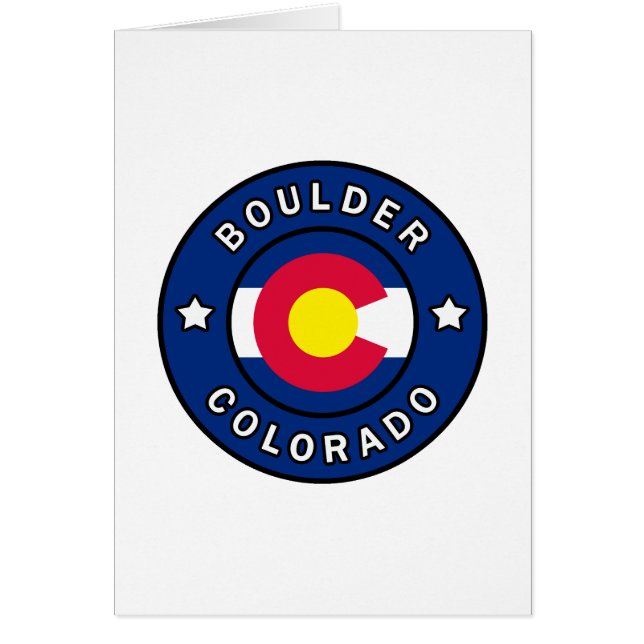 Boulder Colorado (Front)