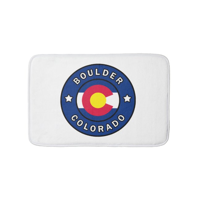 Boulder Colorado Bath Mat (Front)
