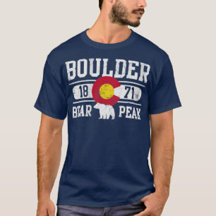 Boulder Colorado Bear Peak Vintage Fade T-Shirt