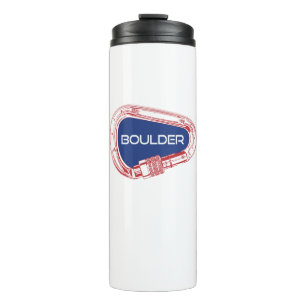 Boulder Colorado Climbing Carabiner Thermal Tumbler