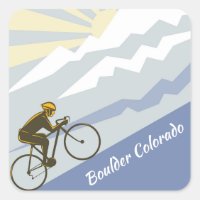 Boulder Colorado Cyclist Biking Mountain Road Bike