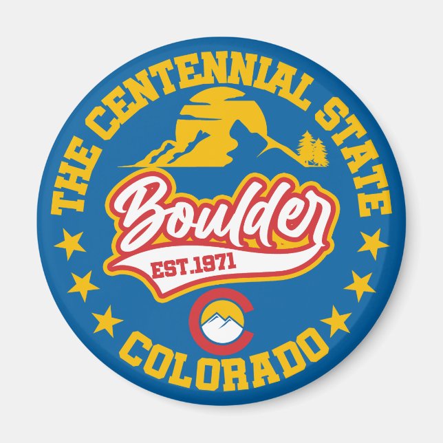 Boulder,Colorado Magnet (Front)