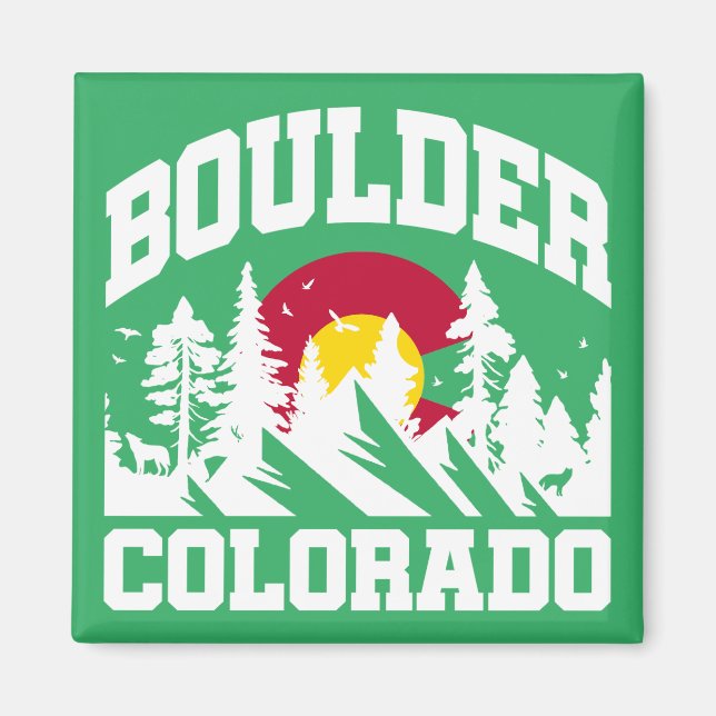 Boulder,Colorado Magnet (Front)