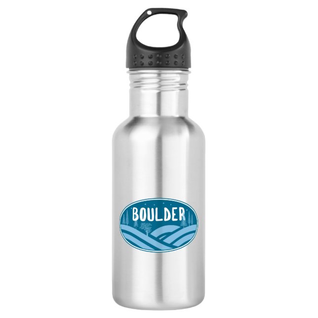 Boulder Colorado Outdoors 532 Ml Water Bottle (Front)