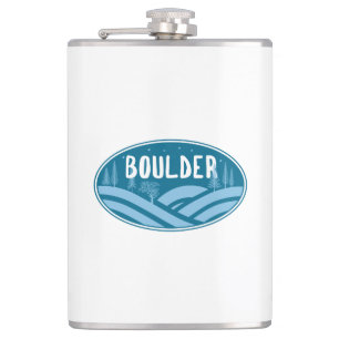 Boulder Colorado Outdoors Hip Flask