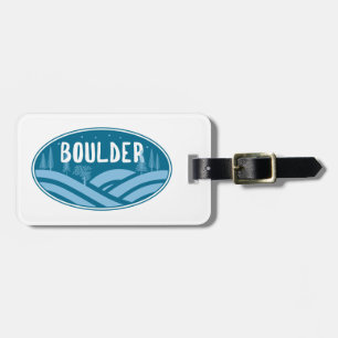 Boulder Colorado Outdoors Luggage Tag